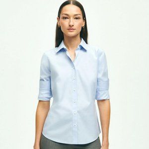 Brooks Brothers petite non-iron shirt 8P